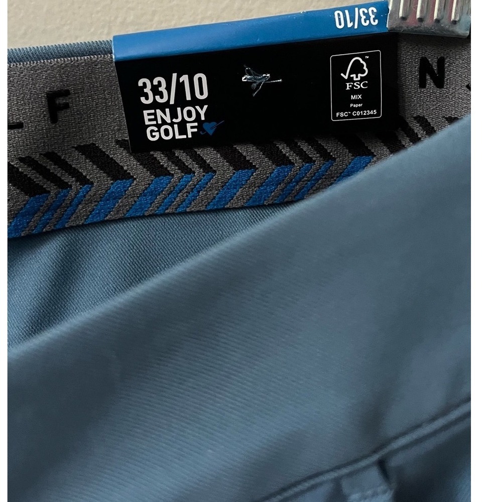 Puma Dealer Flat Front Performance Golf Shorts Mens 33 Blue 10 Inch Inseam NWT - Picture 9 of 16